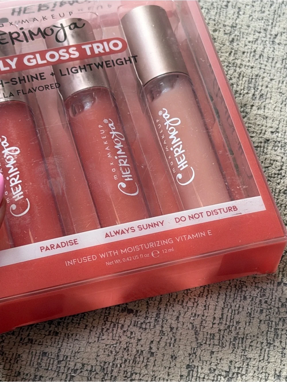 Cherimoya Jelly Gloss Trio Lip Gloss Set Paradise Always Sunny Do Not Disturb